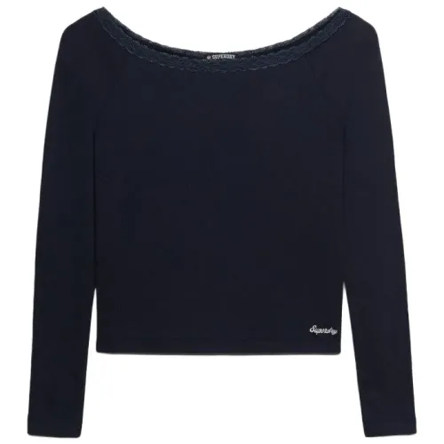 슈퍼드라이 Athletic 에센셜 Lace 긴팔 상의 143015337