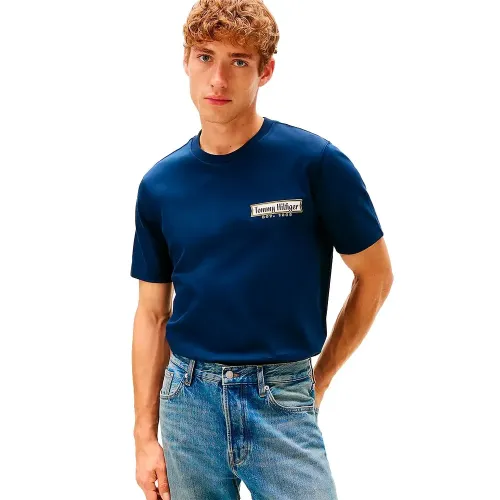 타미힐피거 Diner Motif Interlock 반팔 티셔츠 143021346