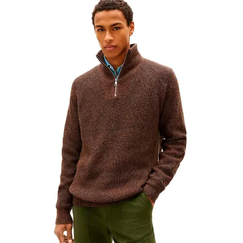 타미힐피거 Fisherman 하프 지퍼 스웨터 143021380