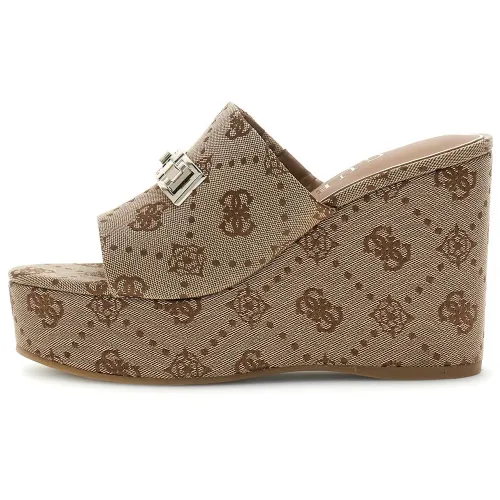 게스 FLJEVZFAL04 웨지 샌들 143029302