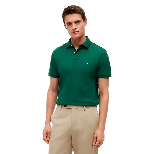 타미힐피거 1985 레귤러 핏 반팔 폴로 셔츠 143038117