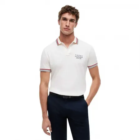타미힐피거 MW0MW43379 반팔 폴로 셔츠 143038188