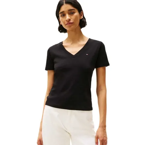 타미힐피거 Slim Cody 반팔 V넥 티셔츠 143038201