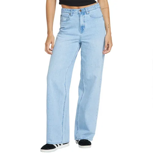 볼컴 Stoned Boyfriend 하이웨이스트 청바지 143045344