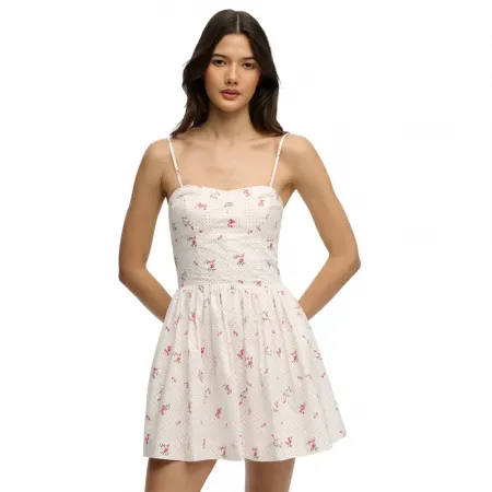 슈퍼드라이 Corset Cami 나시 짧은 원피스 143062982