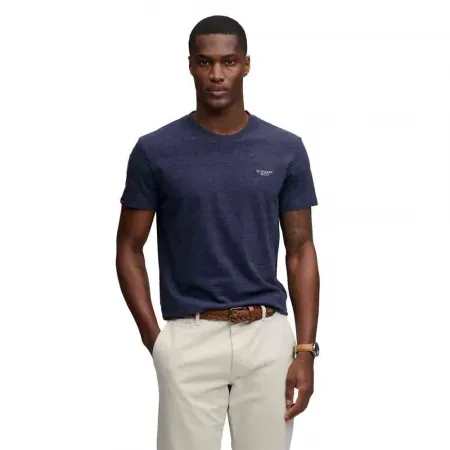 슈퍼드라이 에센셜 Stacked 로고 엠브로이더드 반팔 티셔츠 143063010