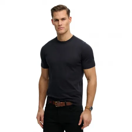 슈퍼드라이 프리미엄 Knitted 반팔 티셔츠 143063053