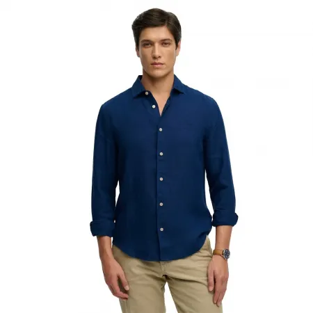 슈퍼드라이 Riviera 라인n 긴팔 셔츠 143063058