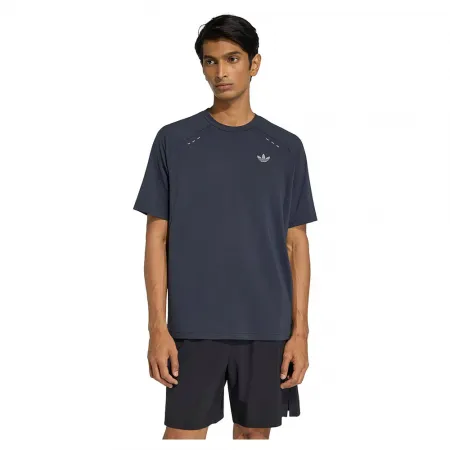 아디다스 테크 트레포일 에센셜 Polyester 반팔 티셔츠 143085463