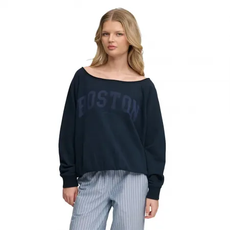 슈퍼드라이 Athletic 에센셜 Bardot Crew 스웨터 143124413