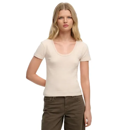 슈퍼드라이 Athletics 에센셜 Striped 반팔 티셔츠 143124435