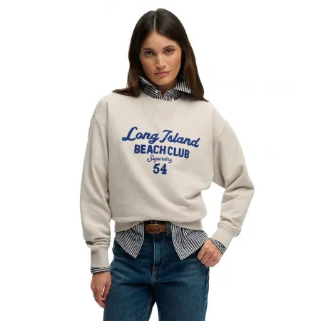 슈퍼드라이 Beach 클럽 루즈 Crew 스웨터 143124436
