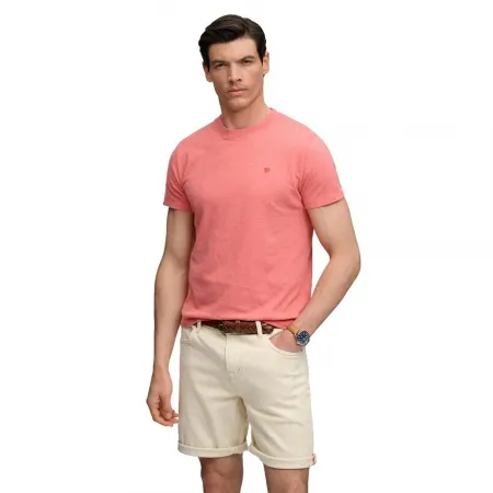 슈퍼드라이 에센셜 SDCO 로고 엠브로이더드 반팔 티셔츠 143124458