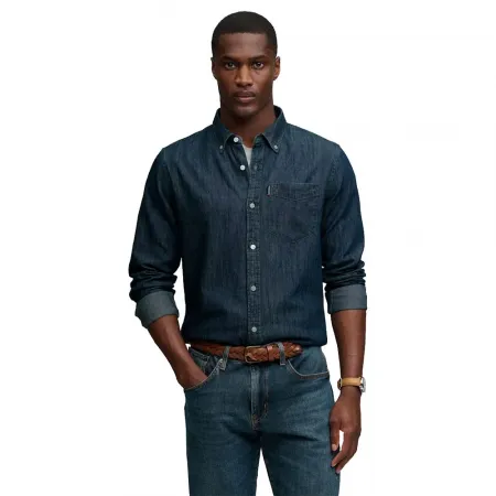 슈퍼드라이 에센셜 Stacked 로고 엠브로이더드 반팔 티셔츠 143124462