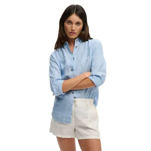 슈퍼드라이 프리미엄 라인n BD Slim 긴팔 셔츠 143124486