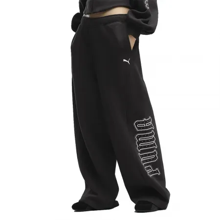 푸마 스트릿 Glam Slouchy Bedazzled 운동복 바지 143158343