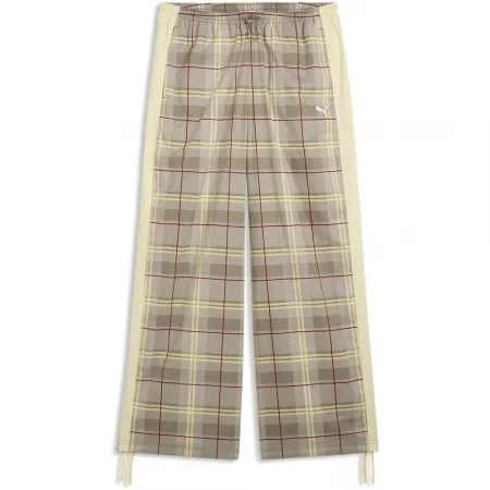 푸마 T7 릴렉스드 Tartan 우븐 Op 운동복 바지 143158396