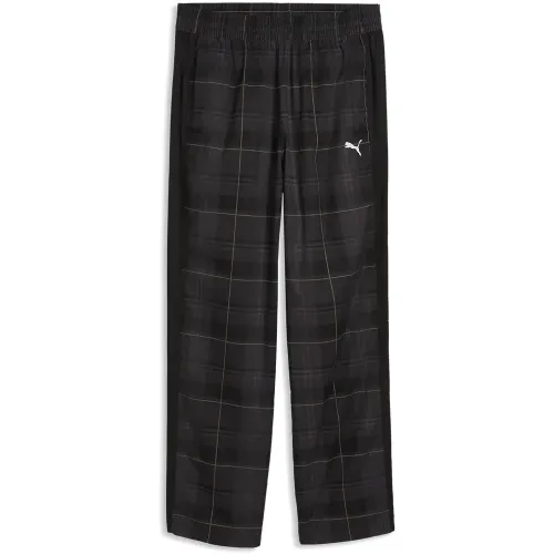 푸마 T7 릴렉스드 Tartan 우븐 Op 운동복 바지 143158404