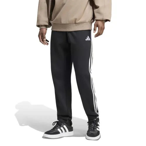 아디다스 에센셜 3 스트라이프 프렌치 테리 테이퍼드 커프ed 조거팬츠 143175132