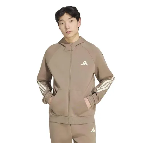 아디다스 스타디움 3 스트라이프 풀지퍼 스웨터 143176597