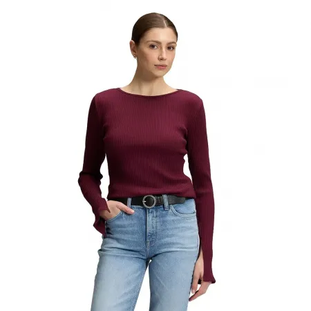 LEE Slit Sleeve Rib 긴팔 티셔츠 143181659