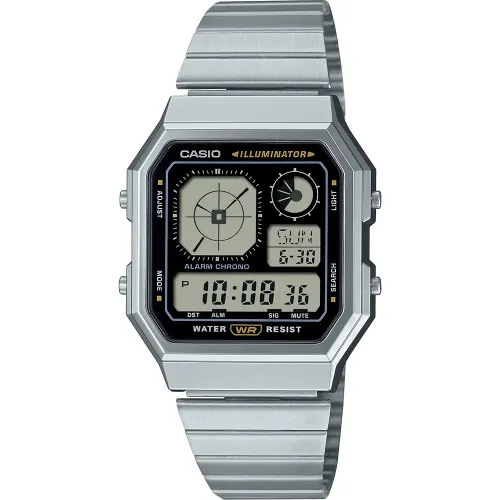 카시오 A130 34.0mm 3ATM Quartz Digital 시계 143244484
