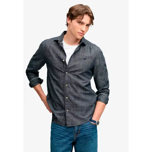 슈퍼드라이 에센셜 Chambray 긴팔 셔츠 143317722