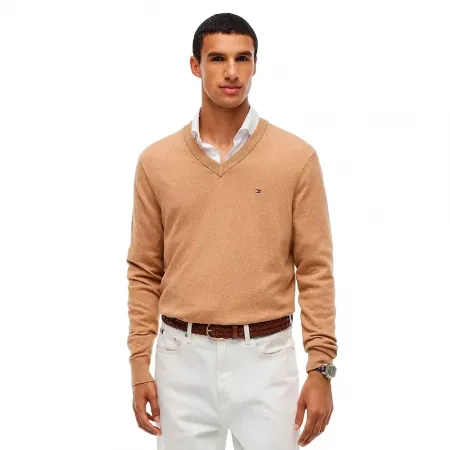 타미힐피거 MW0MW28047 Cashmere V넥 스웨터 143320109