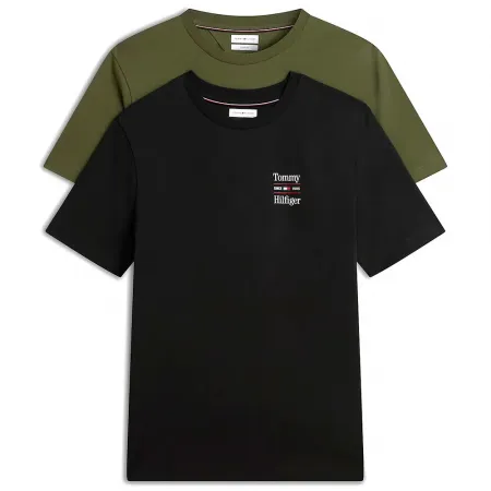 타미힐피거 MW0MW45091 반팔 티셔츠 2 팩 143321320