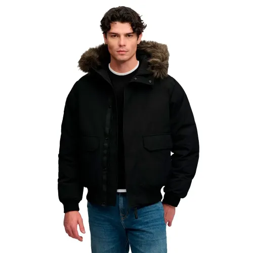 슈퍼드라이 Faux Fur 에버est 봄버 자켓 143323852