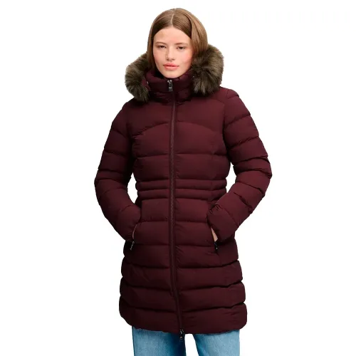 슈퍼드라이 Faux Fur Fuji Mid Length 자켓 143323857
