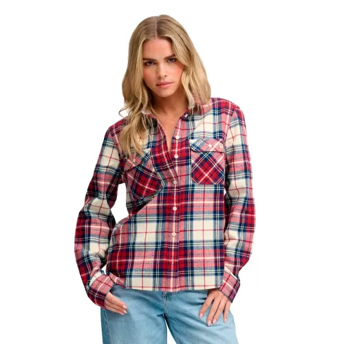 슈퍼드라이 Lumberjack 체크 Flannel 긴팔 셔츠 143323969