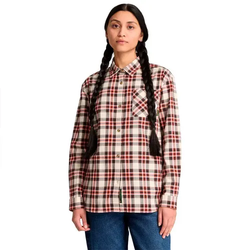 팀버랜드 미드웨이트 Flannel 포켓 긴팔 셔츠 143339058