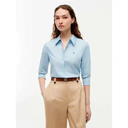 타미힐피거 Ess Poplin 레귤러 Fit 긴팔 셔츠 143397357