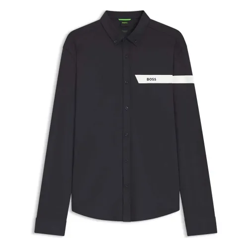 보스 Shirt 10263169 그린 긴팔 셔츠 143432266