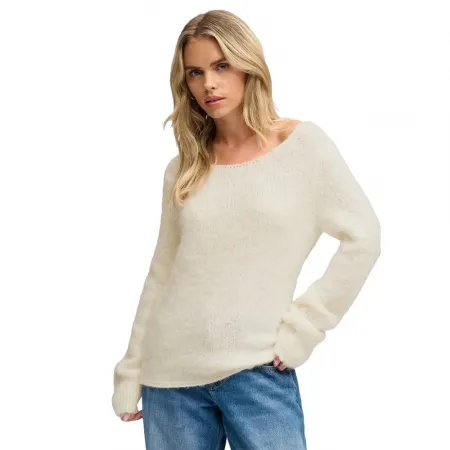 슈퍼드라이 Brushed Boat Neck 스웨터 143598776