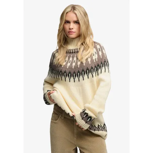 슈퍼드라이 Fairisle 점퍼 하이넥 스웨터 143598813