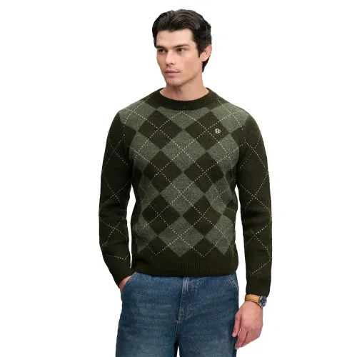 슈퍼드라이 Argyle 스웨터 143646098