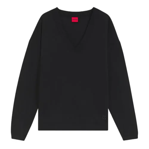 휴고 보스 Sessarina 10282331 RED V넥 스웨터 143705528