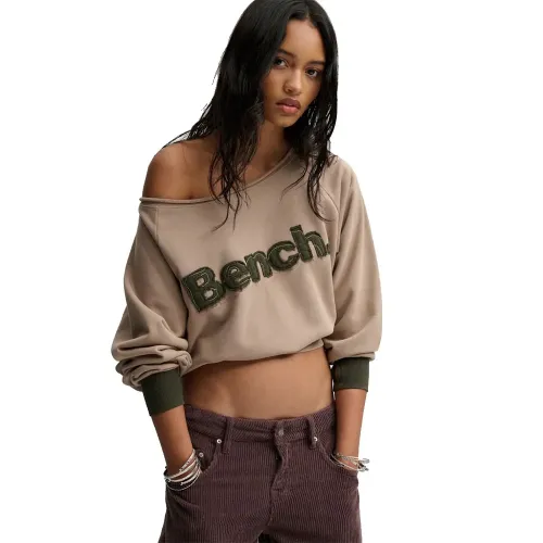 슈퍼드라이 Bardot Applique 크루 스웨터 143724277