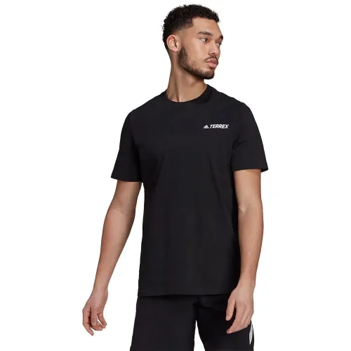 아디다스 테렉스 Better Cotton 마운틴 그래픽 반팔 티셔츠 2137927080