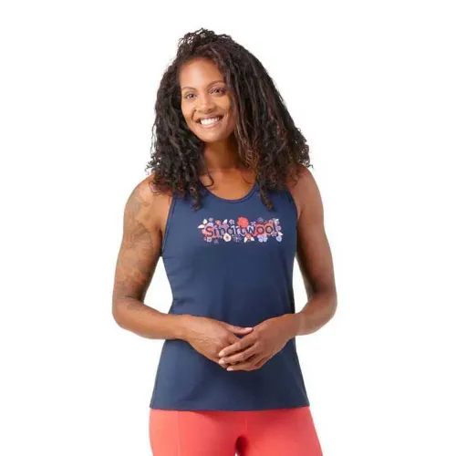 스마트울 Floral Meadow 그래픽 나시 티셔츠 2139619052