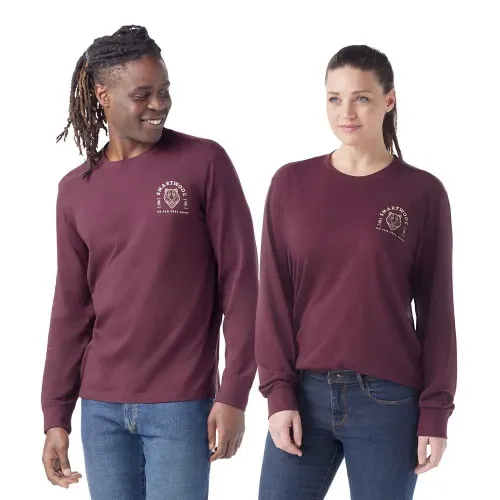 스마트울 Bear Stare 그래픽 긴팔 티셔츠 2140816990