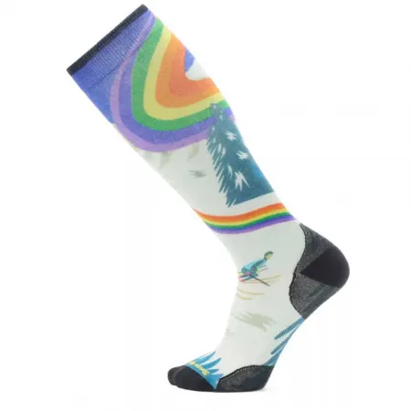 스마트울 Ski Zero Cushion Rainbow Trails Print OTC 양말 2140817238