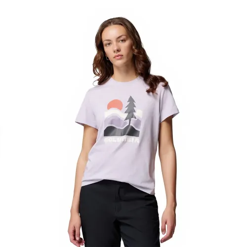 컬럼비아 Ruby Springs 그래픽 Fitted 반팔 티셔츠 2141634637