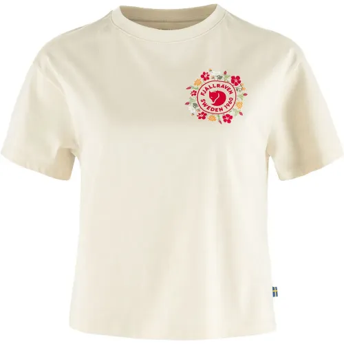 피엘라벤 Fjällblomster 로고 반팔 티셔츠 2141636606