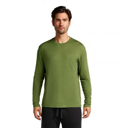 ICEBREAKER 메리노 Tech Lite III Relaxed Pocket 긴팔 티셔츠 2141648428