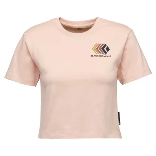 블랙 다이아몬드 Faded Crop 반팔 티셔츠 2141787420