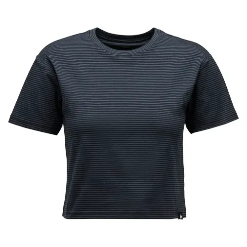 블랙 다이아몬드 Stripe Crop 반팔 티셔츠 2141787635