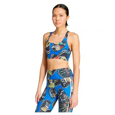 아디다스 X Farm 미디엄 임팩트 스포츠 브라 2142171127